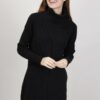 ABITO CORTO IN MAGLIA A TRECCE - Nero, TU