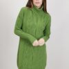 ABITO CORTO IN MAGLIA A TRECCE - Pistacchio, TU