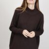 PULLOVER LUNGO IN MAGLIA ASIMMETRICO - Moro, TU