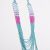 COLLANA  CON PERLINE COLORATE - Turchese, TU