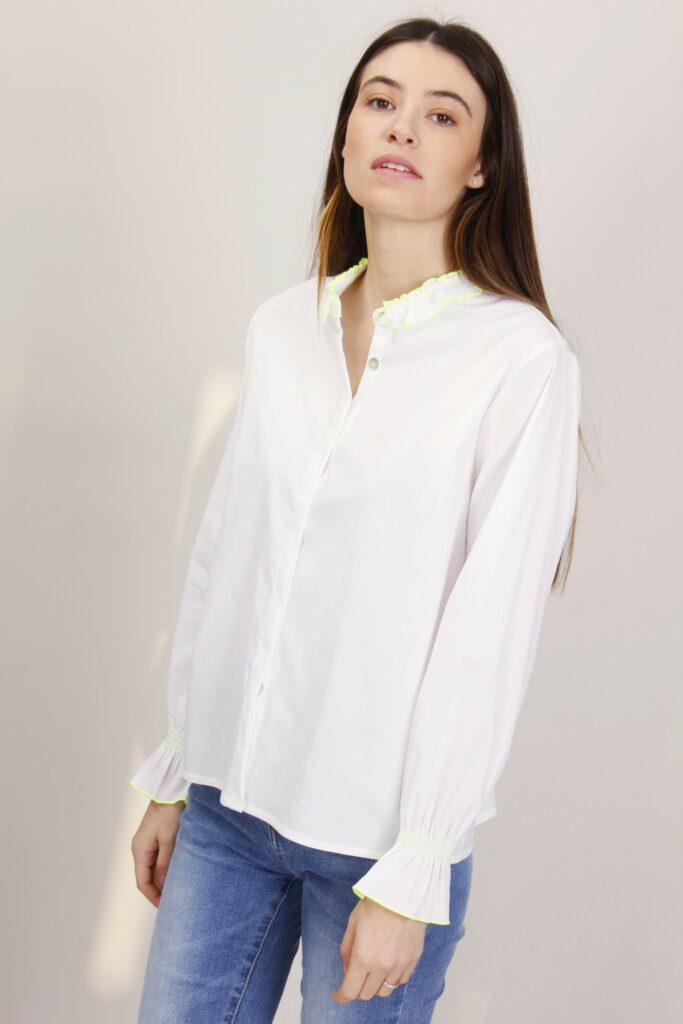 MANDARIN COLLAR SHIRT  