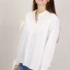 CAMICIA COLLO COREANA - Bianco, S