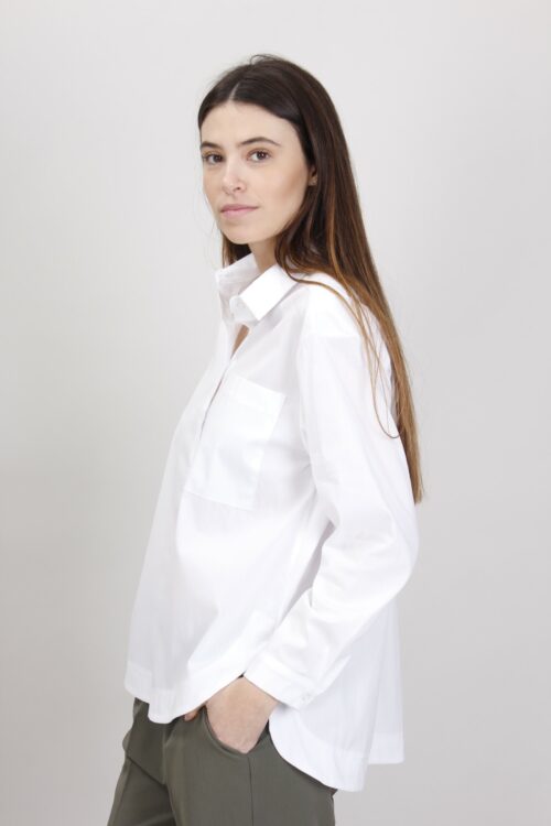 Alternative view of CAMICIA OVERSIZE COTONE