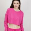 FELPA CROPPED - Fucsia, TU