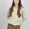 BLUSA CON STAMPA - Celeste, TU