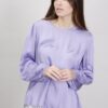BLUSA MORBIDA CON DETTAGLIO LUREX - Lilla, TU