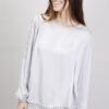 BLUSA MORBIDA CON DETTAGLIO LUREX - Perla, TU