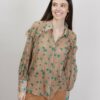 CAMICIA CON VOLANT - Cammello, M