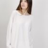 MAGLIA MANICHE LUNGHE CON FRANGE - Beige, TU