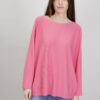 MAGLIA LEGGERA RELAXED FIT - Rosa anguria, TU