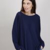 MAGLIA LEGGERA RELAXED FIT - Blu, TU
