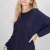 MAGLIA CON COSTINA IN RIALZO - Blu, TU