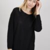 MAGLIA CON COSTINA IN RIALZO - Nero, TU