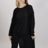 CARDIGAN LUNGO IN MAGLIA LEGGERA - Nero, TU