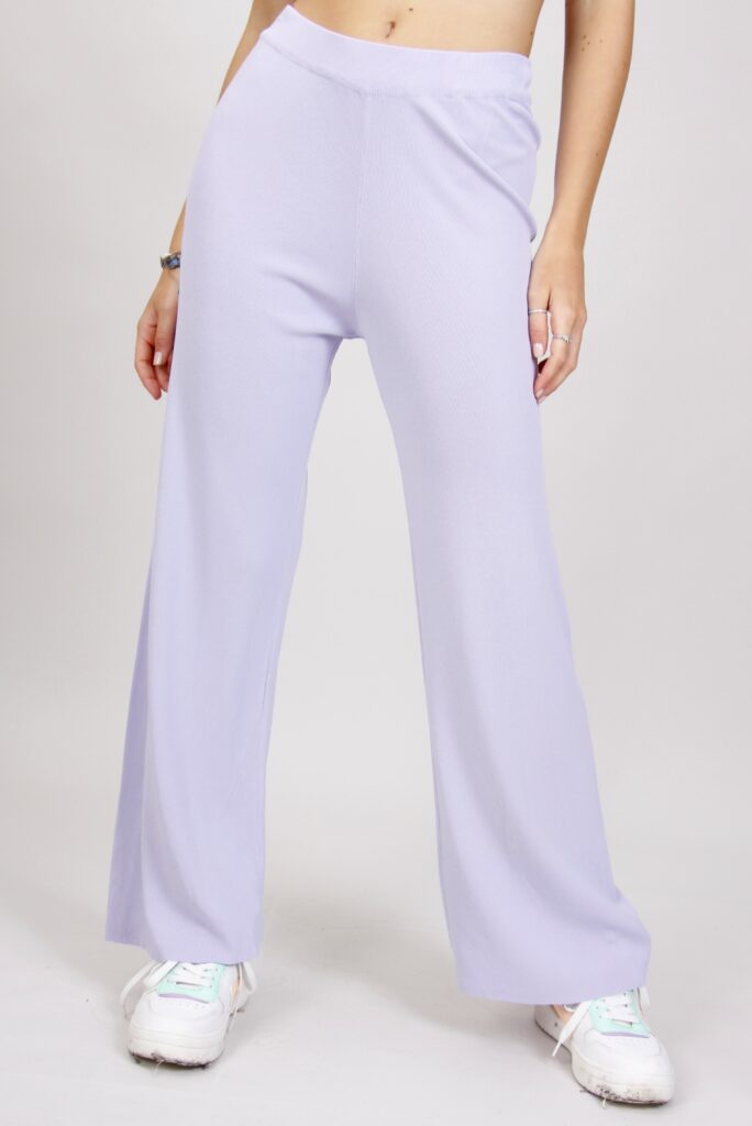 PANTALONI IN MAGLIA LEGGERA 