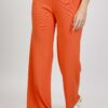 PANTALONI IN MAGLIA LEGGERA - Arancio, TU