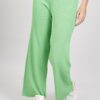 PANTALONI IN MAGLIA LEGGERA - Verde, TU