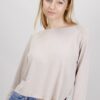 MAGLIA LEGGERA CON SCOLLO A BARCA - Fango, TU
