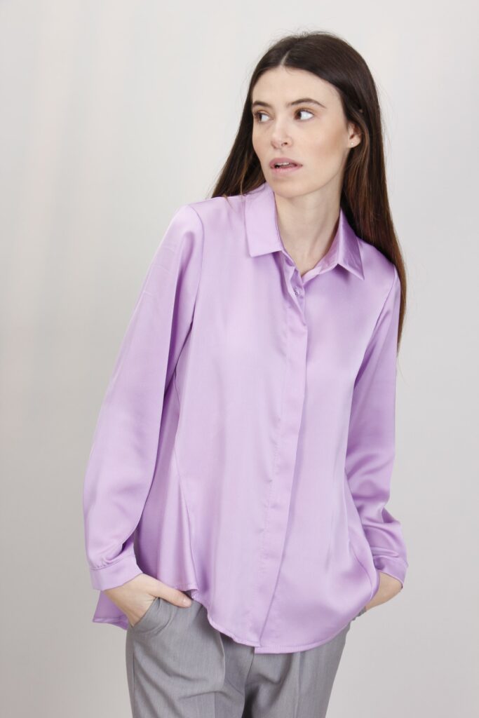 CAMICIA IN SATIN 