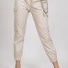PANTALONI CARGO CON CATENA - Beige, L