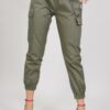 PANTALONI CARGO CON CATENA - Verde militare, L