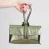 BORSA POCHETTE CON NODO - Verde militare, TU
