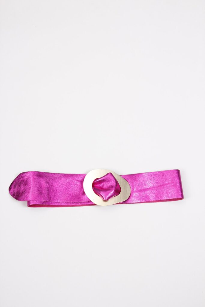 CINTURA CON FIBBIA - Fucsia, TU 