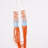 COLLANA  CON PERLINE COLORATE - Arancio, TU