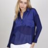 CAMICIA CON TASCA - Blue, TU