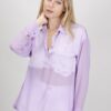 CAMICIA CON TASCA - Lilac, TU