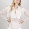 CAMICIA CON TASCA - Beige, TU