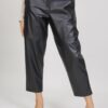 PANTALONI EFFETTO PELLE - Black, S