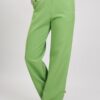 PANTALONI A GAMBA LARGA - Verde, S