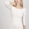 TOP BASIC IN VISCOSA - Beige, TU