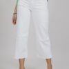 JEANS FLARE CULOTTE - Bianco, XL