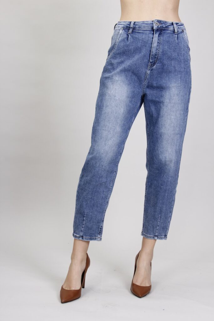 JEANS BALLOON IN COTONE 