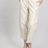 PANTALONI EFFETTO PELLE - Beige, M