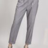 PANTALONI DRITTI CON RISVOLTO SULL’ORLO - Grigio, S