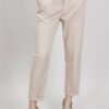 PANTALONI DRITTI CON RISVOLTO SULL’ORLO - Beige, M