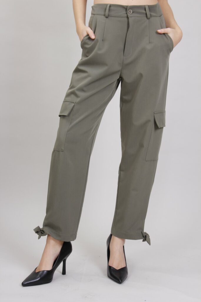 PANTALONI MILITARI - Verde militare, S 