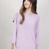 MAGLIA CON SCOLLO A BARCHETTA - Lilla, TU
