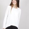 MAGLIA CON ORLO A PUNTE - Panna, TU