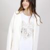 BLAZER IN MAGLIA - Panna, TU