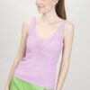 TOP IN MAGLIA - Lilla, TU