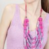 COLLANA BICOLORE - Fucsia, TU