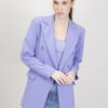 BLAZER DOPPIOPETTO CON TASCHE - Lilla, L