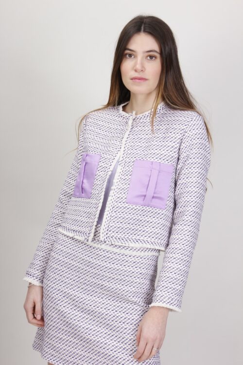 GIACCA CROPPED IN TWEED