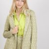 BLAZER JACQUARD - Green Pattern, M