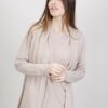 CARDIGAN CON ORLI ARROTOLATI - Fango, TU