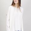 CARDIGAN CON ORLI ARROTOLATI - Beige, TU